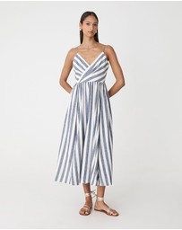 Forcast - Ikaria Linen Crossover Dress