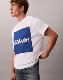 Calvin Klein Jeans - Logo Box Graphic Relaxed T-Shirt 
