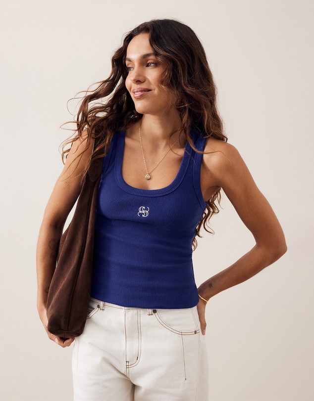 Ceres Life - Zoe Contour Rib Scoop Tank