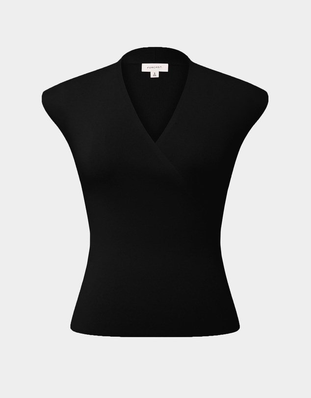 Forcast - Ani Wrap Knit Top