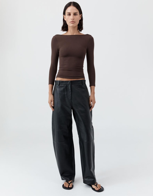 St. Agni - Soft Jersey Ballerina Top