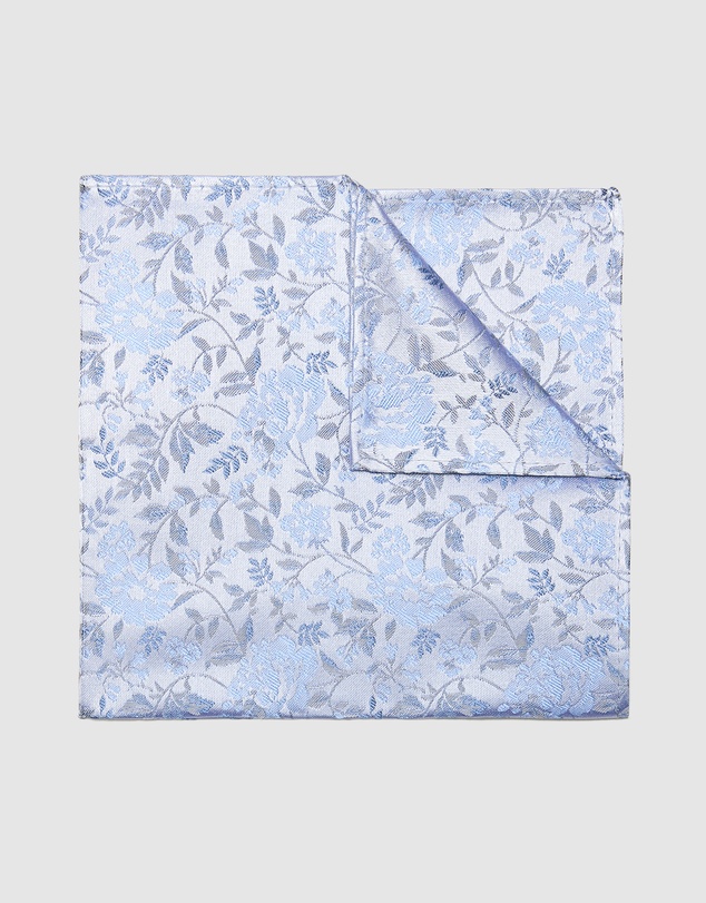 Politix - Oliver Floral Jacquard Silk Pocket Square
