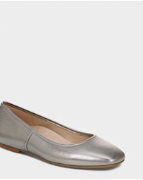 Vionic - Orinda Ballet Flat - Pewter Metallic