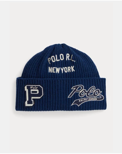 Polo Ralph Lauren - Logo-Patch Wool-Blend Watch Cap
