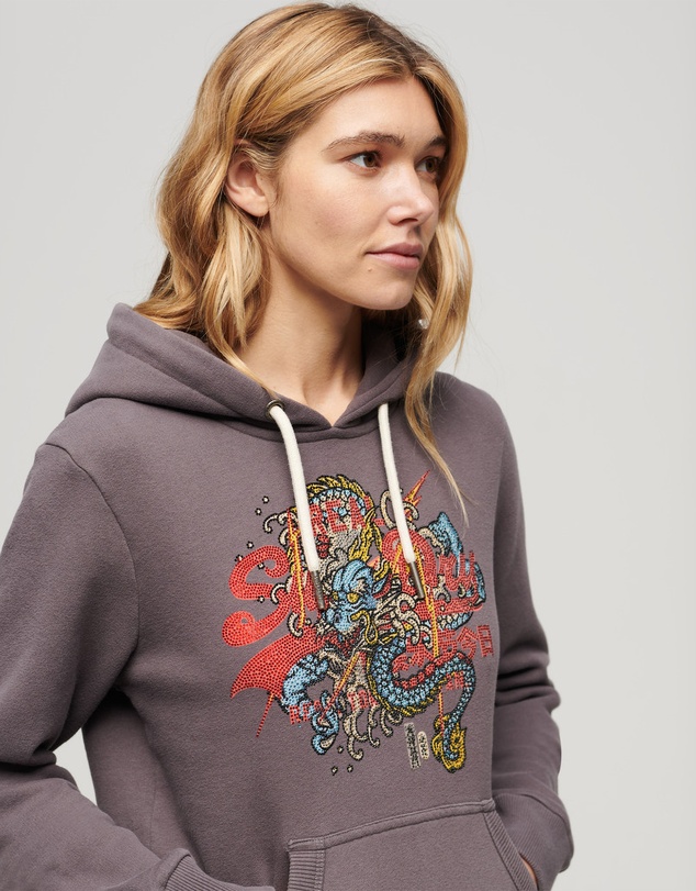 Superdry - Tokyo Vintage Logo Graphic Hoodieie