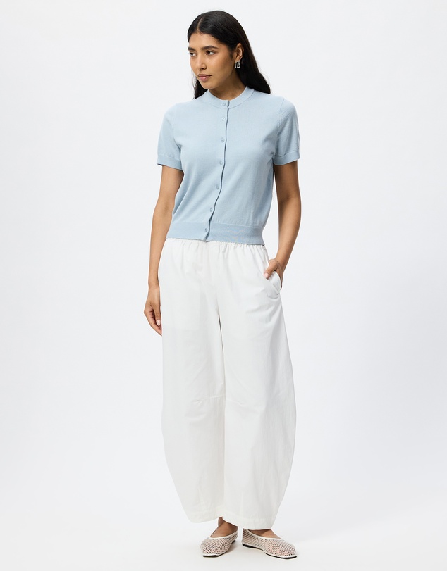 White By FTL - Ruby Short Sleeve Cardigan