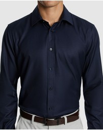 yd. - Maximum Two Ply Cotton Premium Slim Dress Shirt