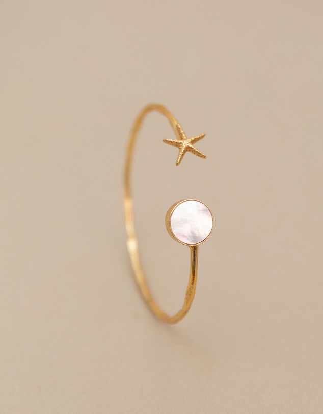 Meshca - Bayside Natural Pearl Cuff
