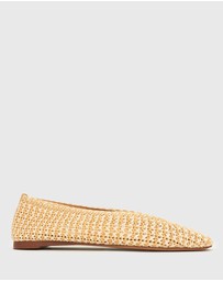 Betts - Lotus Woven Ballet Flats