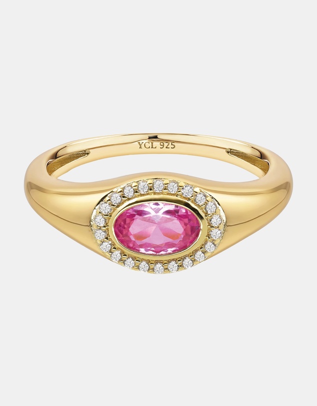 YCL  - June Birthstone Signet Ring