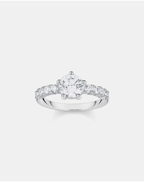 THOMAS SABO - Heritage Glam Solitaire Ring with White Zirconia Stones