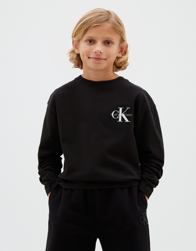 Calvin Klein Jeans - Kids Unisex Long Sleeve Logo T-Shirt