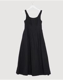 Revibe - Repaired AERE Fern Linen Maxi Dress - AU 10