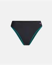 Modibodi - Puma x Modibodi Swimwear Hi-Leg Cheeky Bottom Super Absorbency