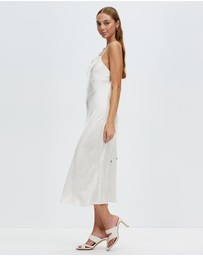 Third Form - Crush Bias Cowl Slip Dress