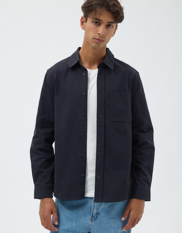 AERE - Brushed Cotton Overshirt