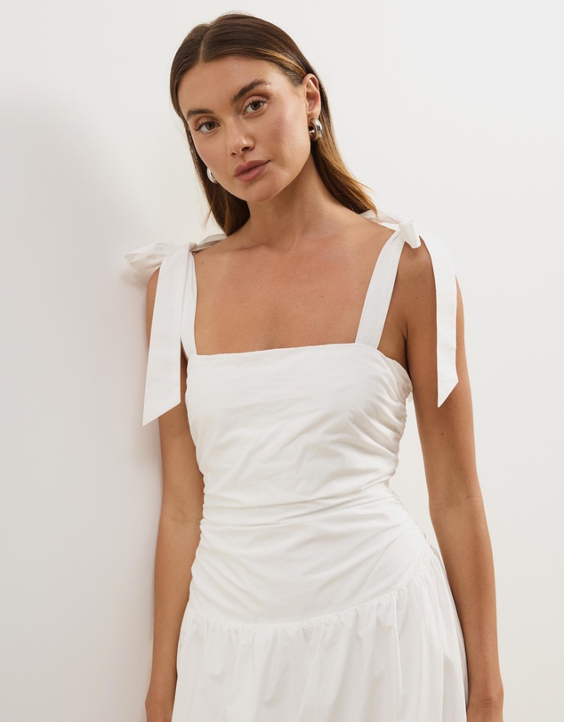 Atmos&Here - Posey Cotton Poplin Midi Dress