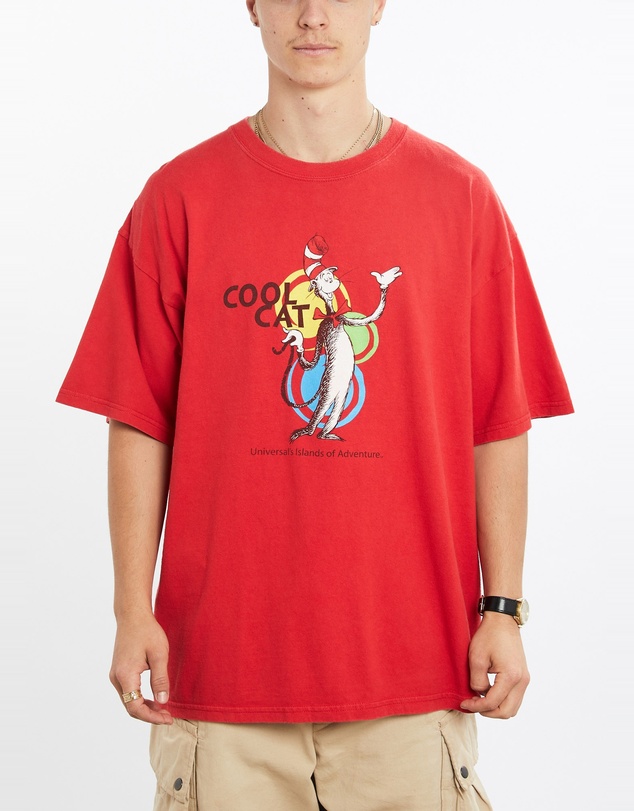Vintage by The Real Deal - Pre Loved - Vintage 90s Dr. Seuss Cat in the Hat Tee