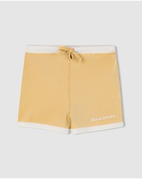 Zulu & Zephyr Mini - Mini Stripe Rib Surf Shorts - Kids