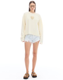 THE TALES - We Love Velvet Heart Long Sleeve Tee