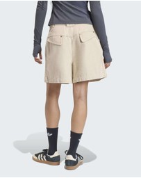 adidas Originals - CANVAS LOOSE SHORTS Womens