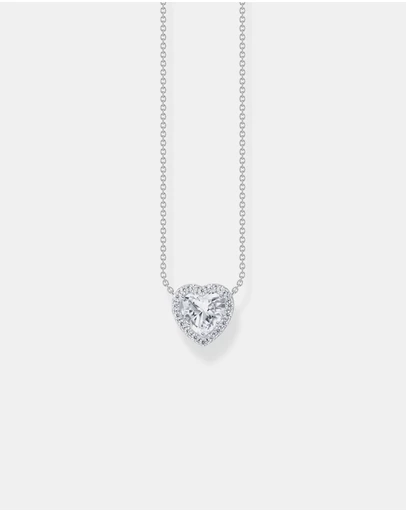 THOMAS SABO - Necklace with heart-shaped halo pendant