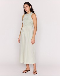 MINKPINK - Sabrina Tie Back Midi Dress