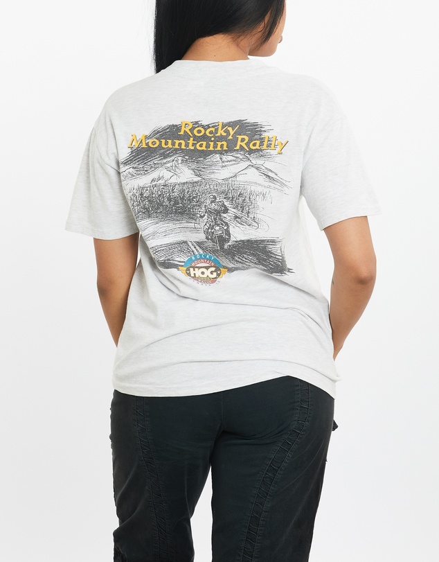Vintage by The Real Deal - Pre Loved - 1996 Harley Davidson Rocky Mountain HOG Rally Tee