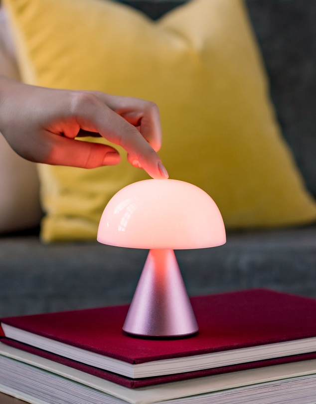 Lexon - Lexon Mina M Medium Portable Led Lamp - Pink