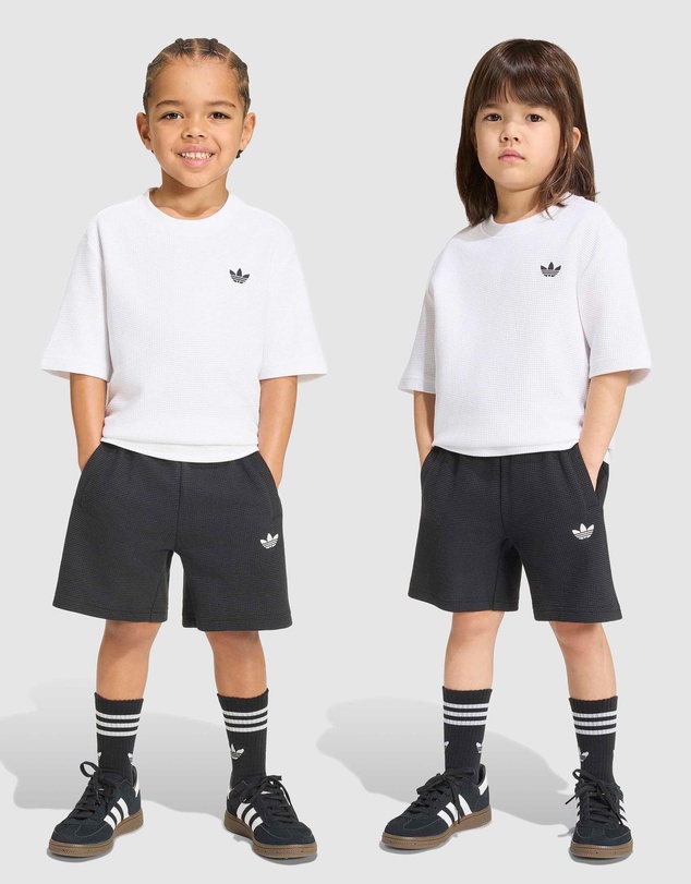 adidas Originals - Loose Waffle Short T-Shirt Set - Kids-Teens