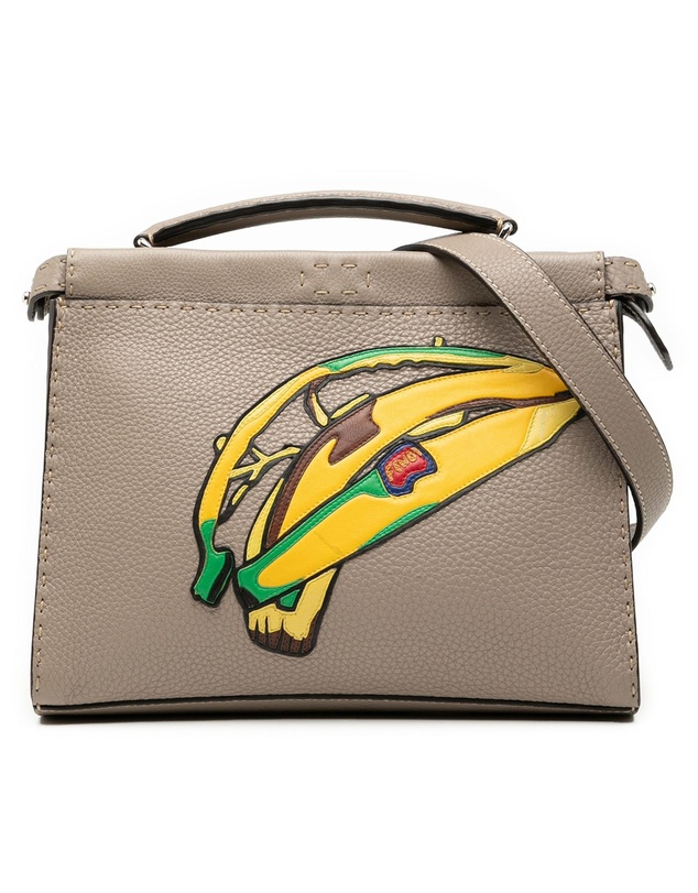 Pre-Loved by Azura Reborn - Pre-Loved Sue Tilley Mini Calfskin Romano Selleria Banana Peekaboo Iconic Fit Satchel