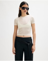Minima Esenciales - Renna Lyocell Silk Blend Sheer Tee
