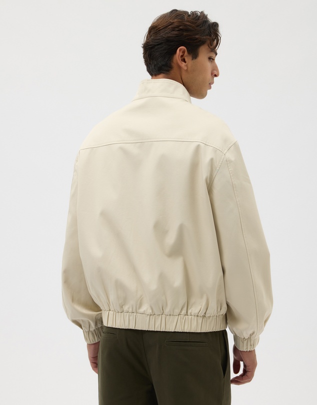 AERE - Organic Cotton Funnel Neck Jacket