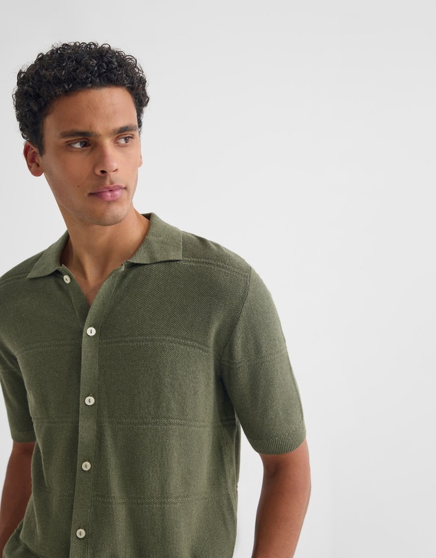 Oxford - Jack Knitted Button Up Shirt