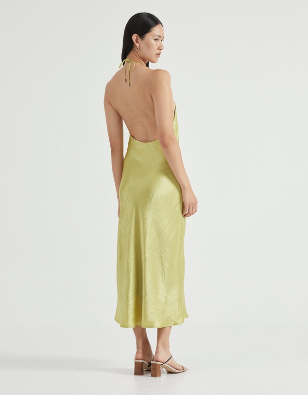 Third Form - Crush Bias Halter Dress