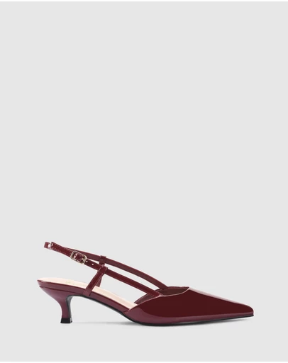 Verali - Lucas Slingback Kitten Heels