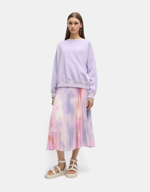 BOSS - Printed Plissé Skirt