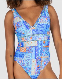 Baku Swimwear - Tulum Longline One Piece Swimsuit