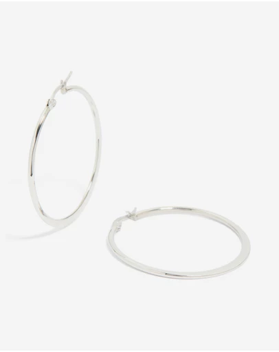 Lovisa - Waterproof Stainless Steel Thin Hoop Earrings