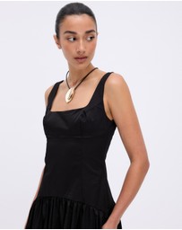 Minima Esenciales - Zuri Cotton Midi Dress