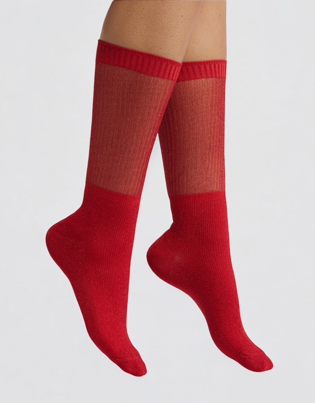 High Heel Jungle - Glitter Shimmery Lights Lurex Socks