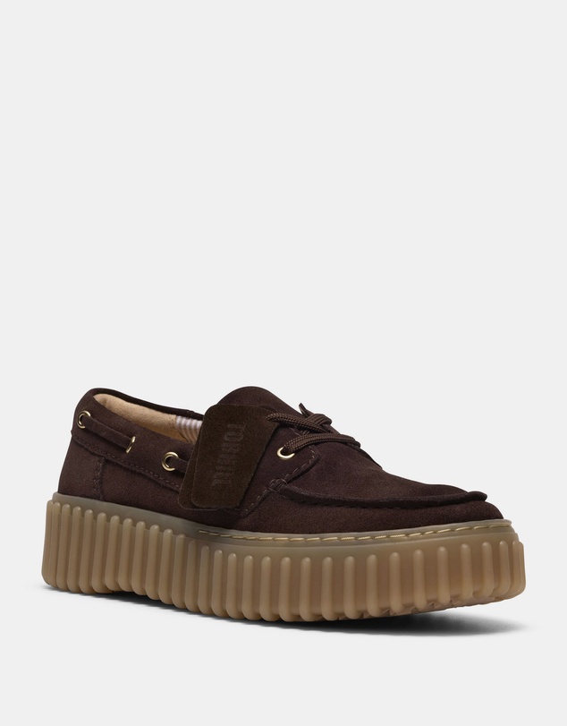 Clarks - Torhill Boat Dark Brown