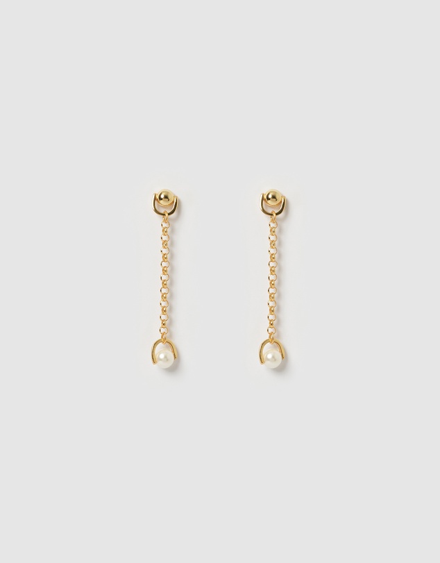 Izoa - Mysty Drop Stud Earrings