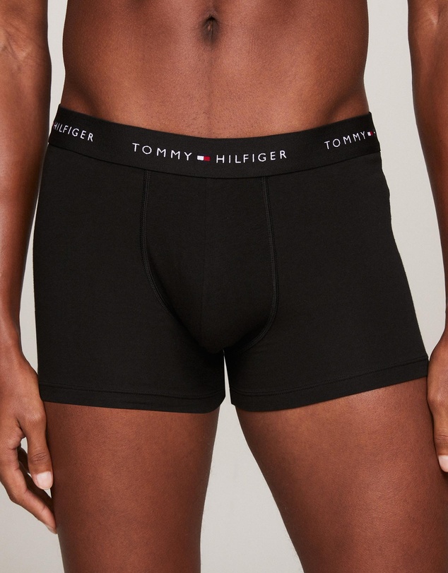 Tommy Hilfiger - 3-Pack Essential Logo Waistband Trunks
