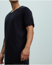 Surrounded By Ghosts - The Arsenic Relaxed Rib Knit Tail T-Shirt