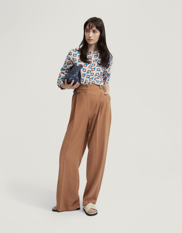 Oxford - Poppy Geo Print Shirt