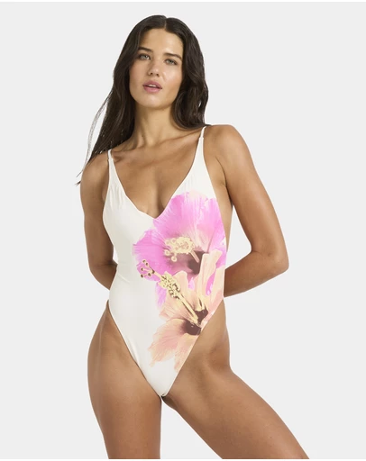 Billabong - Womens Sunny Shore Deep V One Piece