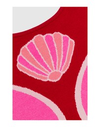 The Wolf Gang - Concha Knit Maxi Dress - Cherry Shell