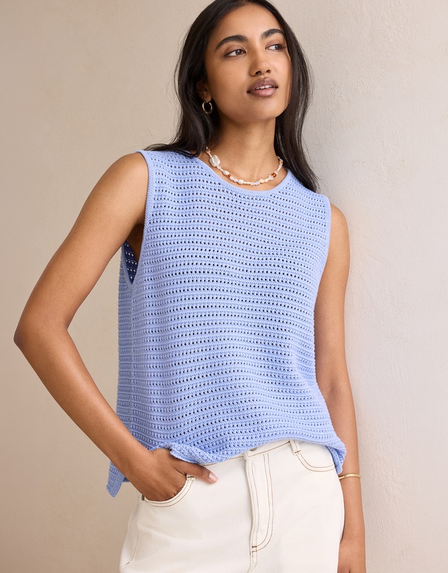 Ceres Life - Margot Mesh Knit Tank