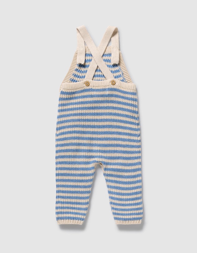 Wilson & Frenchy - Organic Knitted Stripe Overalls - Babies